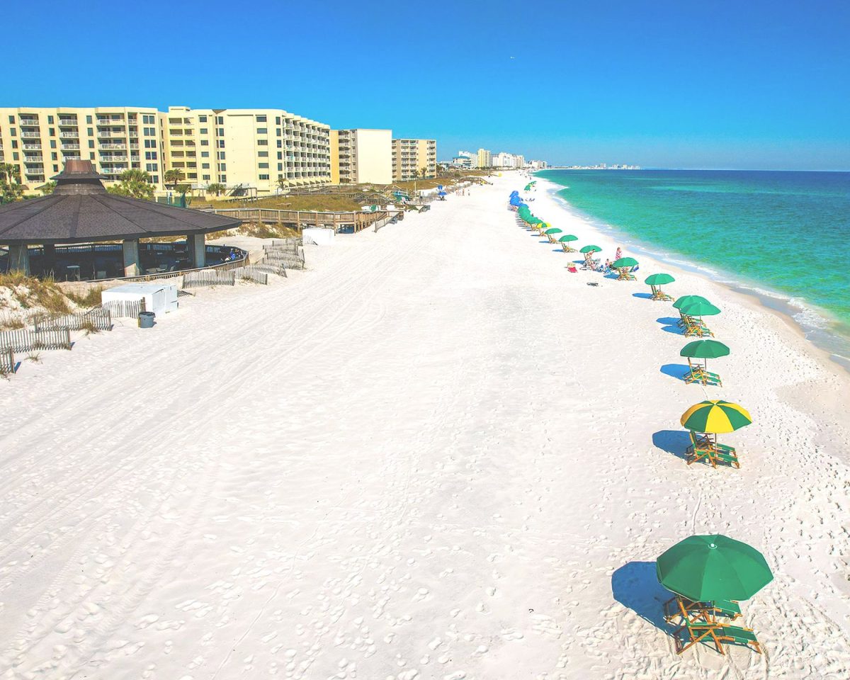 Ariel Beach from the sky