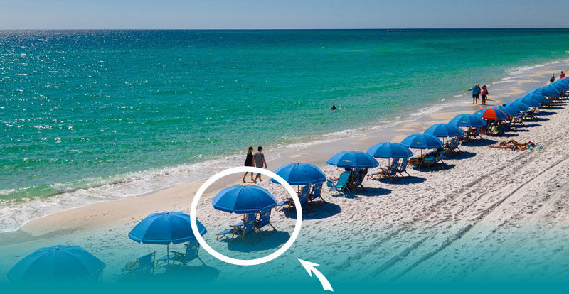 Beach Chairs on Emerald Coast